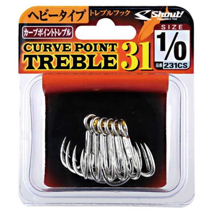 SHOUT CURVE POINT TREBLE 31