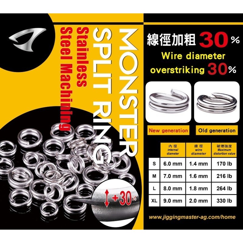 JIGGING MASTER MONSTER Split Ring