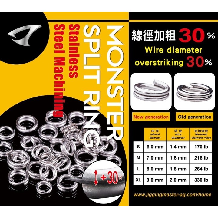 JIGGING MASTER MONSTER Split Ring