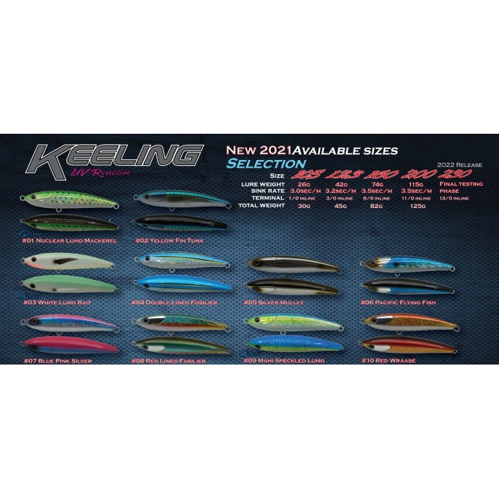 OCEAN`S LEGACY KEELING LURES