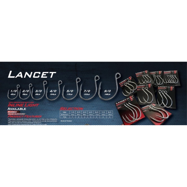 OCEAN`S LEGACY LANCET INLINE Light HOOK