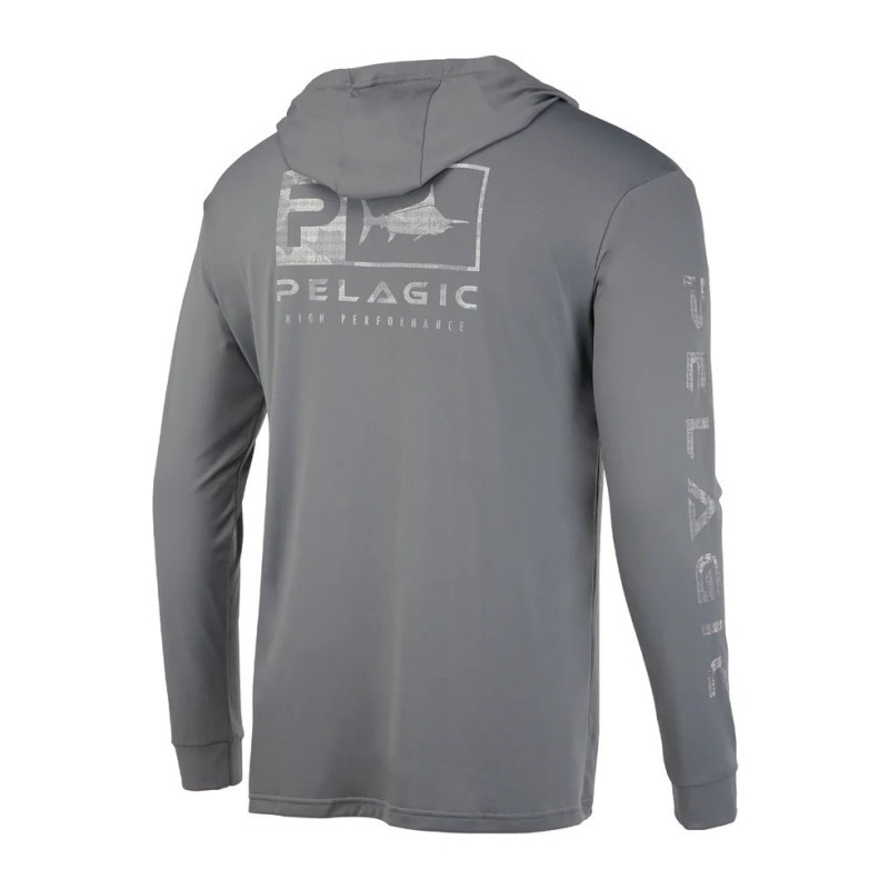 PELAGIC Hooded Fishing Shirt AQUATEK ICON