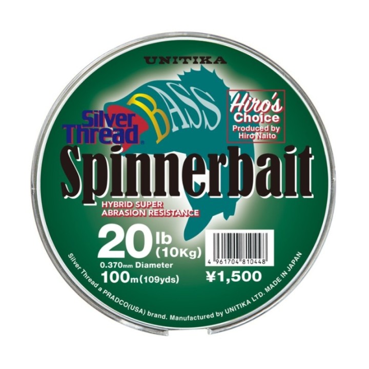 UNITIKA SILVER THREAD BASS SPINNERBAIT