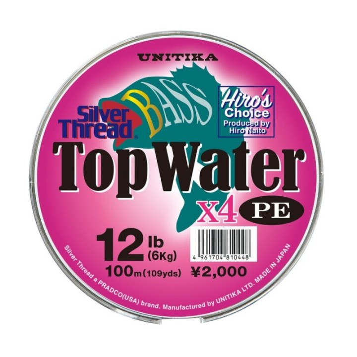 UNITIKA SILVER THREAD BASS TOPWATER PE