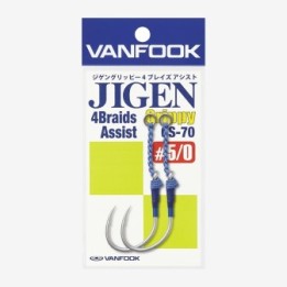 VANFOOK JIGEN GRIPPY 4 BRAIDS ASSIST (GS-70)