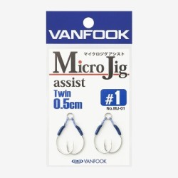 VANFOOK MICRO JIG ASSIST TWIN/0.5cm/1.0cm (MJ-01/MJ-02)