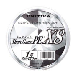 UNITIKA SILVER THREAD SHORE GAME PE X8