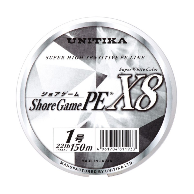UNITIKA SILVER THREAD SHORE GAME PE X8
