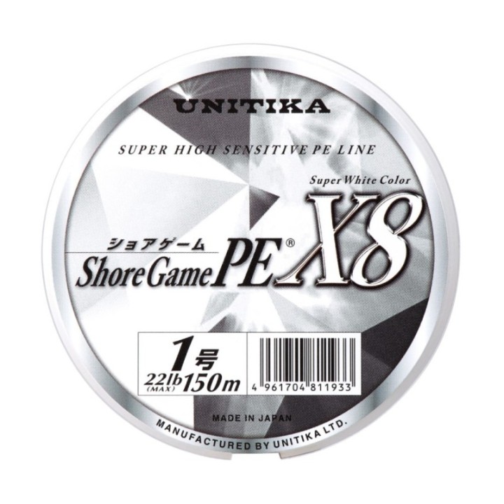 UNITIKA SILVER THREAD SHORE GAME PE X8