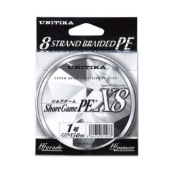 UNITIKA SILVER THREAD SHORE GAME PE X8