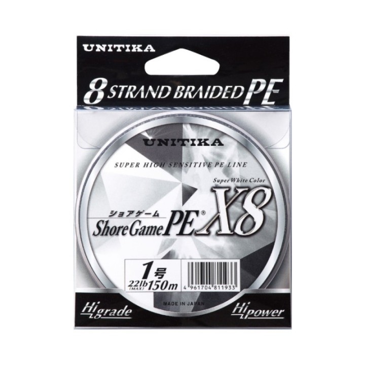 UNITIKA SILVER THREAD SHORE GAME PE X8