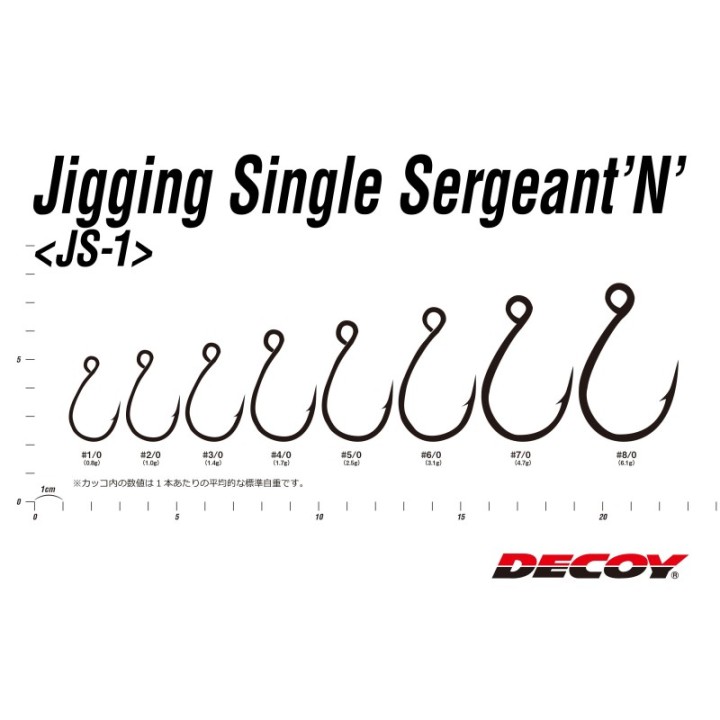 DECOY JIGGING SINGLE SERGEANT 'N' JS-1