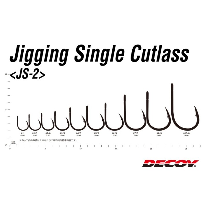 DECOY JIGGING SINGLE CUTLASS JS-2
