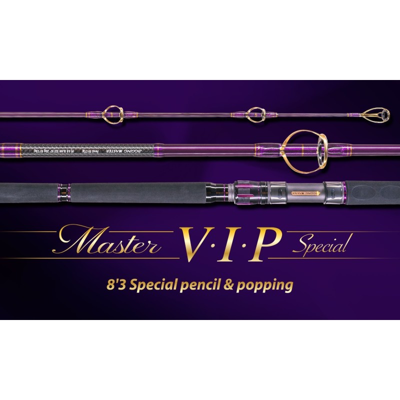 JM MASTER VIP 8'3 SPECIAL Pencil & Popping Rod