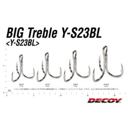 DECOY BIG TREBLE Y-S23BL (Barbless)