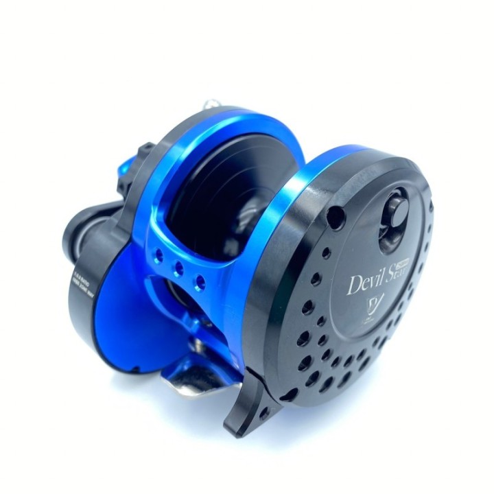 JM WIKI DEVIL STAR Twin-Drag Reel with Long Arm + Titanium Turbo Knob