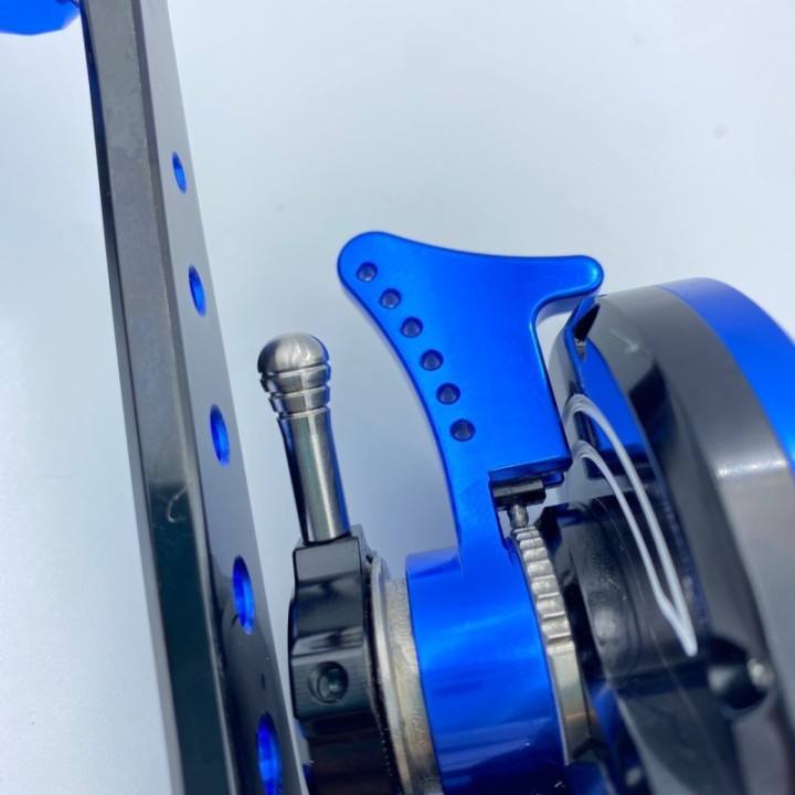 JM WIKI DEVIL STAR Twin-Drag Reel with Long Arm + Titanium Turbo Knob