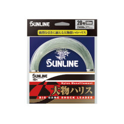 SUNLINE BIG GAME SHOCK LEADER 50 M BLUE GREEN