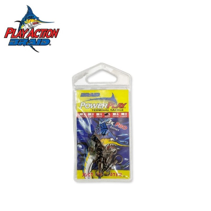 PLAY ACTION BRAID DUAL ROTATION BALL BEARING SWIVEL