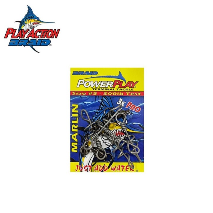 PLAY ACTION BRAID BB SWIVEL BUCK SNAP
