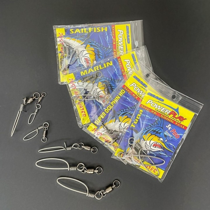 PLAY ACTION BRAID TOURNAMENT SNAP & BB SWIVEL 2pk