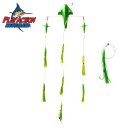 PLAY ACTION BRAID 18" OUTSIDER TRACKER BAR RIGGED