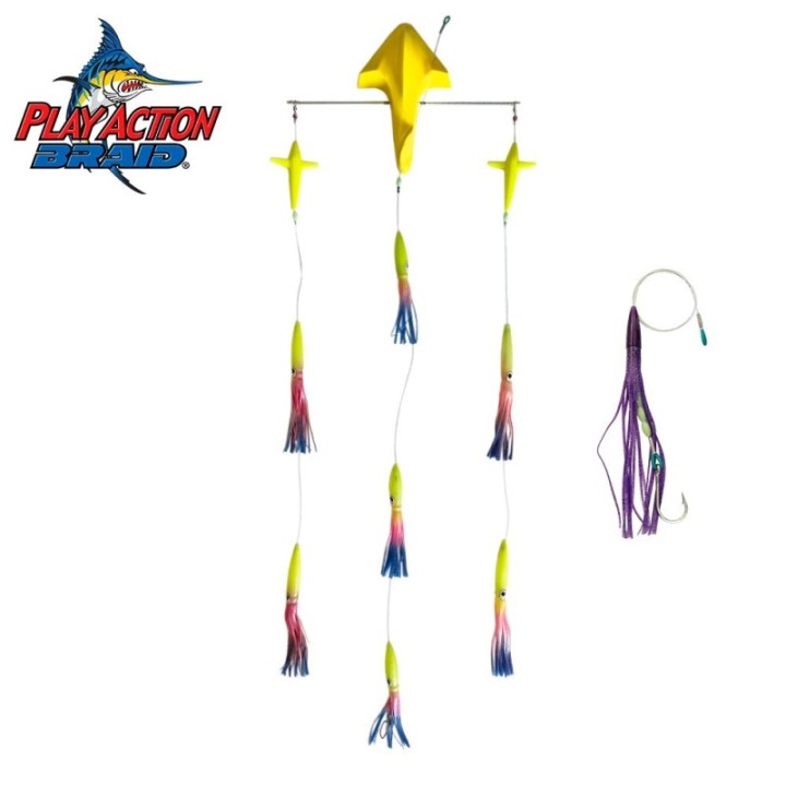 PLAY ACTION BRAID 18" OUTSIDER TRACKER BAR RIGGED