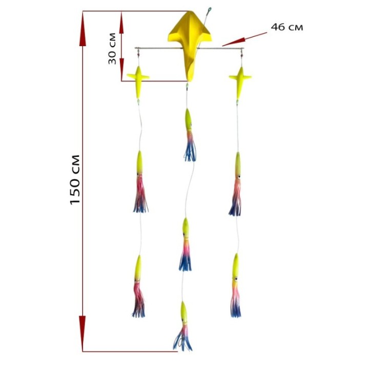 PLAY ACTION BRAID 18" OUTSIDER TRACKER BAR RIGGED