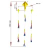 PLAY ACTION BRAID 18" OUTSIDER TRACKER BAR RIGGED