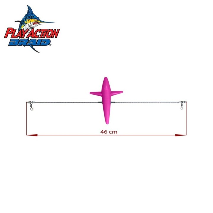 PLAY ACTION 18″ HUMMING BIRD TITANIUM BAR / 2 droppers