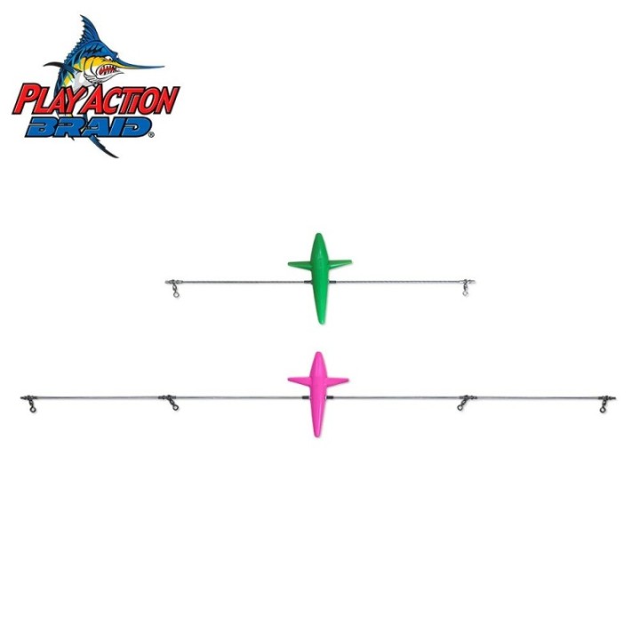 PLAY ACTION 36″ HUMMING BIRD TITANIUM BAR / 4 droppers