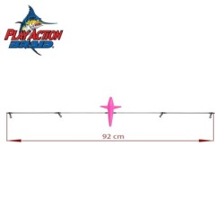 PLAY ACTION 36″ HUMMING BIRD TITANIUM BAR / 4 droppers