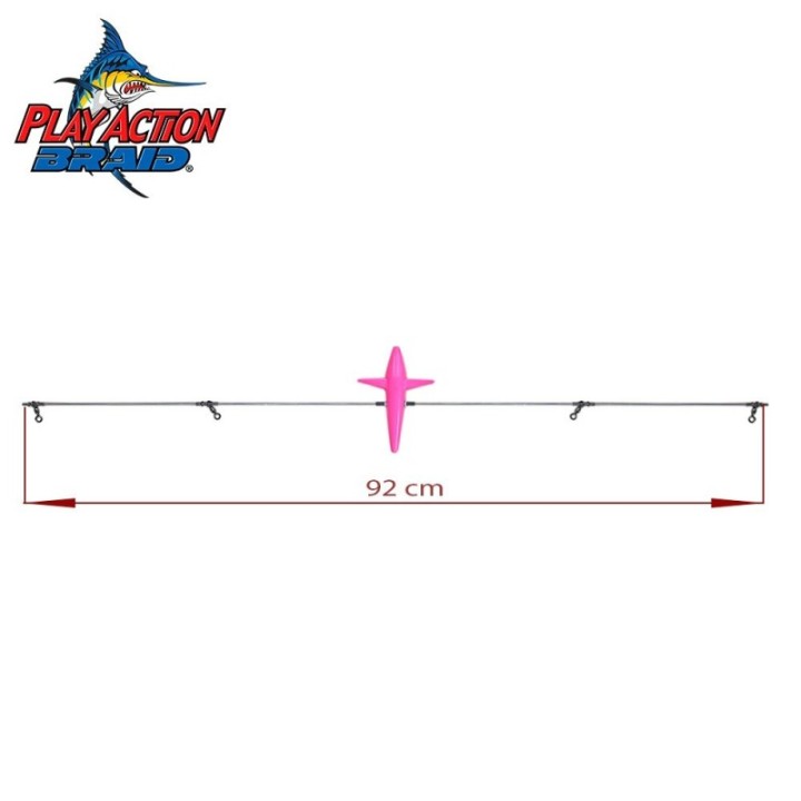 PLAY ACTION 36″ HUMMING BIRD TITANIUM BAR / 4 droppers