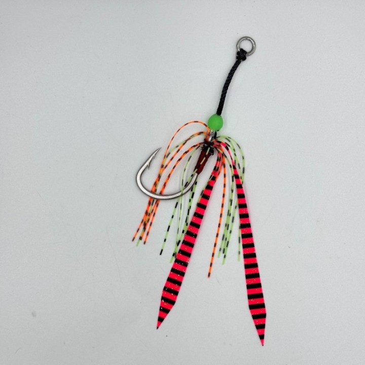 JM SUPER MONSTER HOOK WITH FLASHER SKIRT