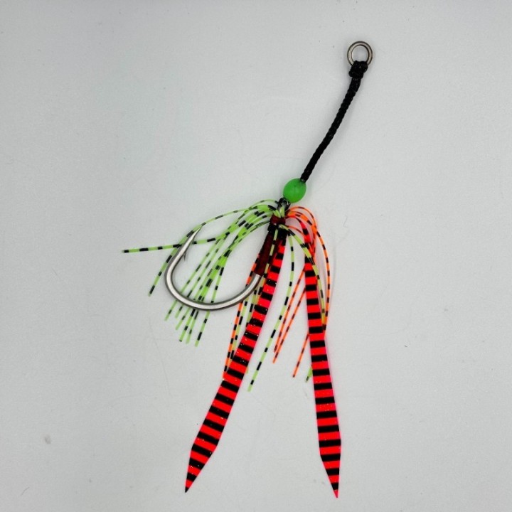 JM SUPER MONSTER HOOK WITH FLASHER SKIRT