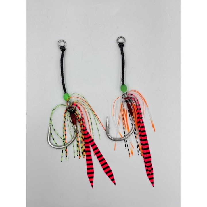 JM SUPER MONSTER HOOK WITH FLASHER SKIRT