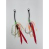 JM SUPER MONSTER HOOK WITH FLASHER SKIRT