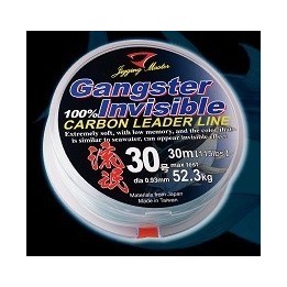 JM GANGSTER INVISIBLE LEADER CARBON LINE 30M