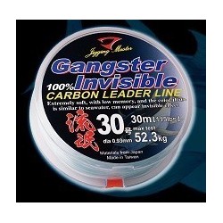 JM GANGSTER INVISIBLE LEADER CARBON LINE 30M