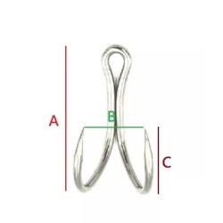 GHOST BLADE DOUBLE HOOK