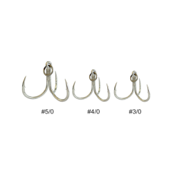 SUTEKI TREBLE HOOK WITH WELDED RING