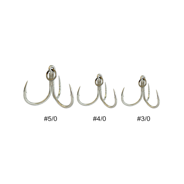 SUTEKI TREBLE HOOK WITH WELDED RING